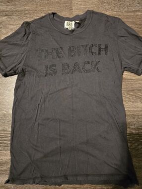 Juicy Couture Men's Graphic Tee Shirt Vintage Y2K Size M The B♧tch Is Back